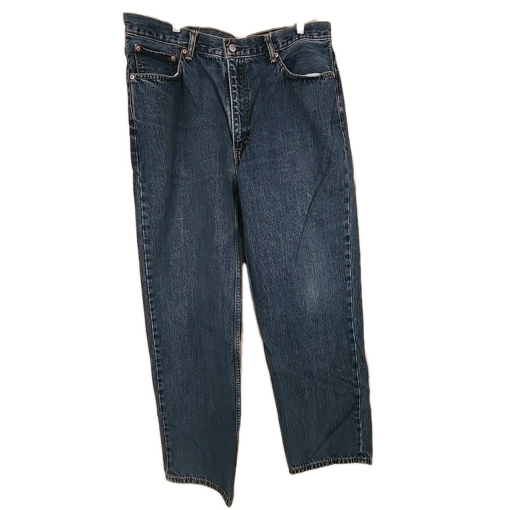 Levis 550 Jeans Mens 40x34 Blue Relaxed Fit Mid Wash Straight Leg Denim 40